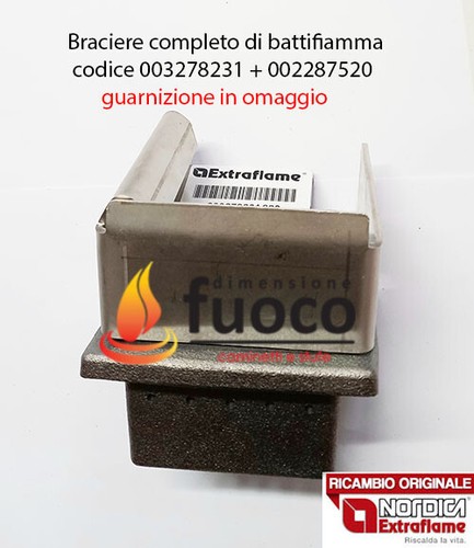 Braciere con battifiamma - braciere,