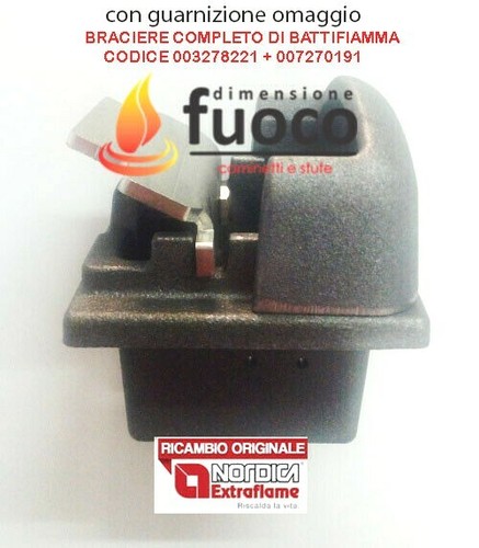 Braciere con battifiamma - braciere,